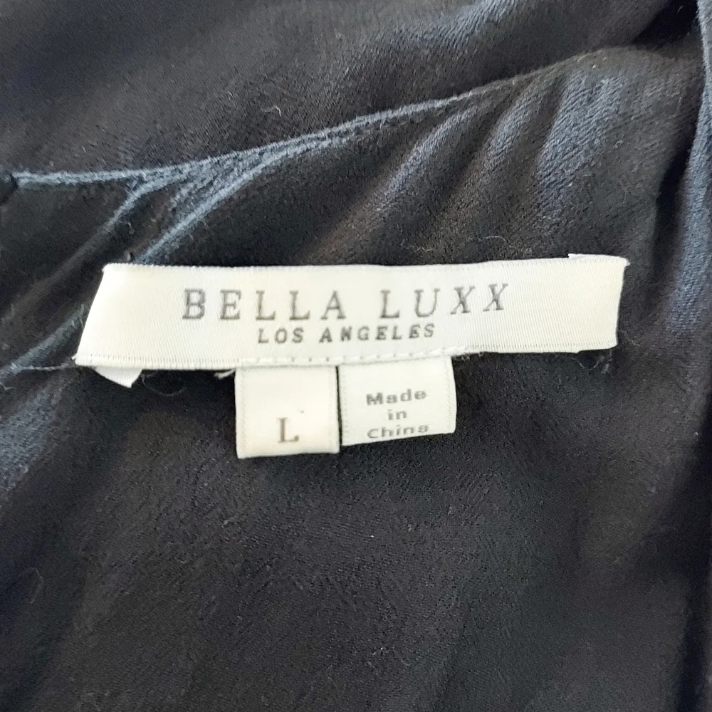 Bella Lux Black Comfy Tent Dress Size Large - Picture 12 of 13